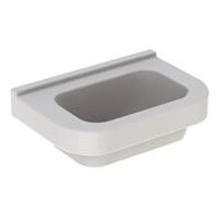 Geberit 300 Basic fontein zonder kraangat met overloop 36x25x15cm wit s8400115000g