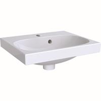 Geberit Acanto fontein met kraangat met overloop 45x38.2x16.8cm wit 500636012 500.636.01.2