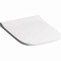 Keramag Smyle WC-Sitz Slim mit Deckel, Wrap over, antibakteriell, weiß, mit Absenkautomatik - 500.237.01.1