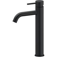 Fortifura Calvi Wastafelkraan - 33.9cm - verhoogd - opbouw - mat zwart SW377834
