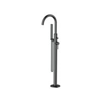 Fortifura Calvi Vrijstaande Badkraan - 113cm - handdoucheset - mat Zwart SW377840