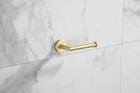 saniclear Brass toiletrolhouder geborsteld messing mat goud