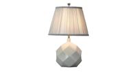 Fine Asianliving Tafellamp Porselein met Kap White Art