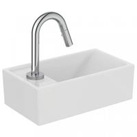 Ideal Standard Tempo fonteinset keramiek 37x21cm kraangat links wit e2134aa