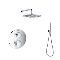 grohe Grohtherm inbouw doucheset met 20cm regendouche en wandarm rond