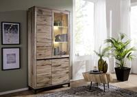 Vitrine Wildeiche 13x4x25 bianco geölt VILLANDERS #21