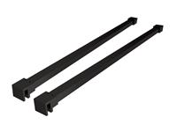 mueller Slimline set van 2 stabilisatiestangen 120cm zwart mat