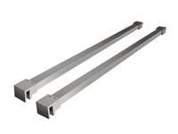 mueller Slimline set van 2 stabilisatiestangen 120cm RVS