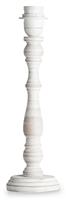 Home sweet home tafellamp Woodi ↕ 38 cm - wit whitewash