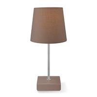 Home sweet home tafellamp Arica ↕ 27 cm - bruin