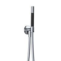 hotbath Cobber Staaf Handdouche met douche aansluiting en opsteek Zwart Mat M440