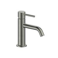 Fortifura Calvi Slim Wastafelkraan - 17.4cm - opbouw - Geborsteld RVS PVD (RVS) SW377858