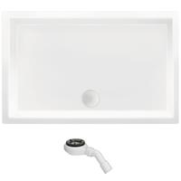 Xenz Society douchebak vierkant 100x100 wit