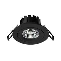 THE LIGHT GROUP SLC DL04 LED inbouwlamp zwart 3.000 K