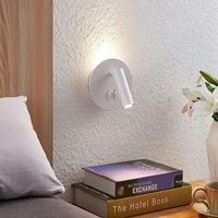 Lucande Magya LED wandlamp wit 2-lamps rond