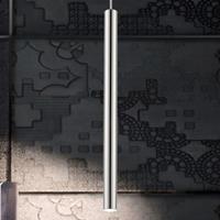 Schuller LED hanglamp Varas, 1-lamp, chroom