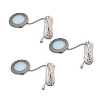 HERA LED-meubellamp FR 55 roestvrijstalen optiek 3/set