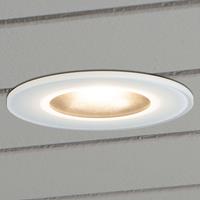 Konstmide LED inbouwlamp 7875, plafond buiten, wit