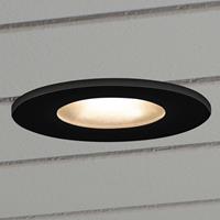 Konstmide LED inbouwlamp 7875, plafond buiten zwart