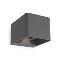 LEDS-C4 Wilson LED buiten wandlamp, 11cm antraciet