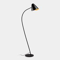 LEDS-C4 Organic vloerlamp, kop gezwenkt