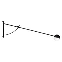 Northern Balancer wandlamp, zwart