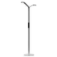 Luctra Floor Twin Radial LED vloerlamp aluminium