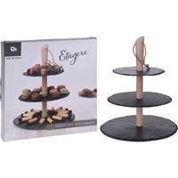 Excellent Houseware Servierständer, Schiefer, (einzeln, 0-tlg)