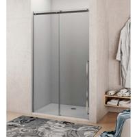 Lacus Nisdeur  La Maddalena Schuifdeur 8mm Helder Glas RVS (ALLE MATEN)
