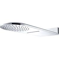 Aqua Splash Luxe Wand-Hoofddouche+Waterval 25X60 Chroom 