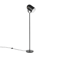 Beliani Staande lamp zwart TYRIA