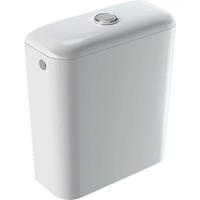 Geberit Icon Keramik-Spülkasten, 6 l, Zulauf seitlich oder unten, Zweimengenspülung 3l/6l, 229420, Farbe: Weiß, mit KeraTect - 229420600 - KERAMAG