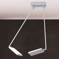 Eco-Light LED-Deckenleuchte Book, grau