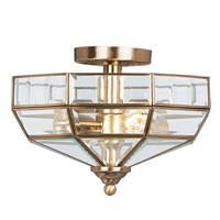 Elstead Plafondlamp Old Park, antiek messing