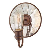 FEISS Wandlamp Urban Renewal met spiegelglas in brons