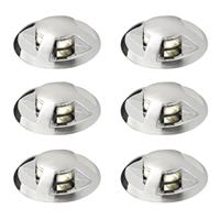 Konstmide LED grondspot inbouwlamp Mini 6per set gewelfd