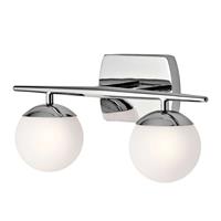 KICHLER LED badkamer wandlamp Jasper, 2-lamps