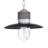 K. S. Verlichting Klassieke buiten hanglamp Ampere alu/zwart