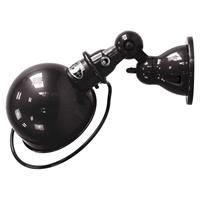 JIELDÉ Loft D1000 wandlamp industrieel zwart