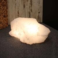 Wagner Life Design Zoutkristal vloerlamp Rock White Line