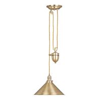 Elstead Hanglamp Provence, in hoogte verstelbaar, messing