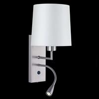 Hufnagel Wandlamp Havanna met LED leesarm crèmewit