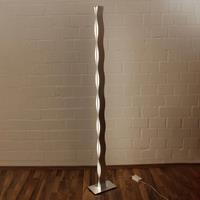 Eco-Light LED vloerlamp Wave nikkel