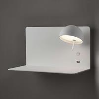 Bover Beddy A/03 LED wandlamp wit spot rechts