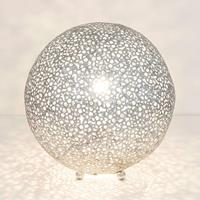 J. Holländer Tafellamp Lily Grande, Ø 43 cm, zilver