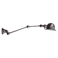 JIELDÉ Loft D4251 wandlamp, scharnierarm, zwart