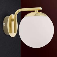 Orion Wandlamp Madis met glasbol en schakelaar