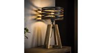 Dimehouse Industriële houten tafellamp Twist