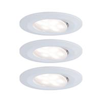 Paulmann LED buiten-inbouwspot Calla per 3, wit