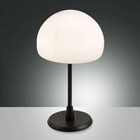Fabas Luce LED tafellamp Gaia met touchdimmer, zwart